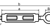 Схема талрепа DIN 1480